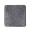 Tabouret de pieds doux en coton gris tricoté à la main, dimensions de 16,51 pouces, trait attrayant, profond, large, grand