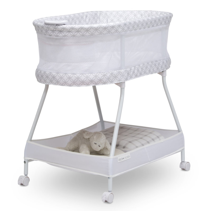 Sweet Dreams Bassinet with Bedding, Gray