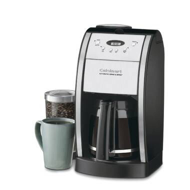 Premium Levella 6-Cup Grind-and-Brew Coffee Maker Black (PCMG623)