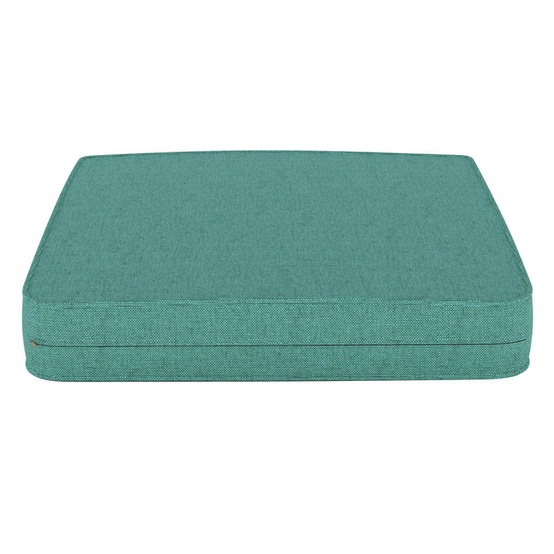 Outdoor Sunbrella® Seat Cushion, Cast Breeze Sunbrella® Plainweave
