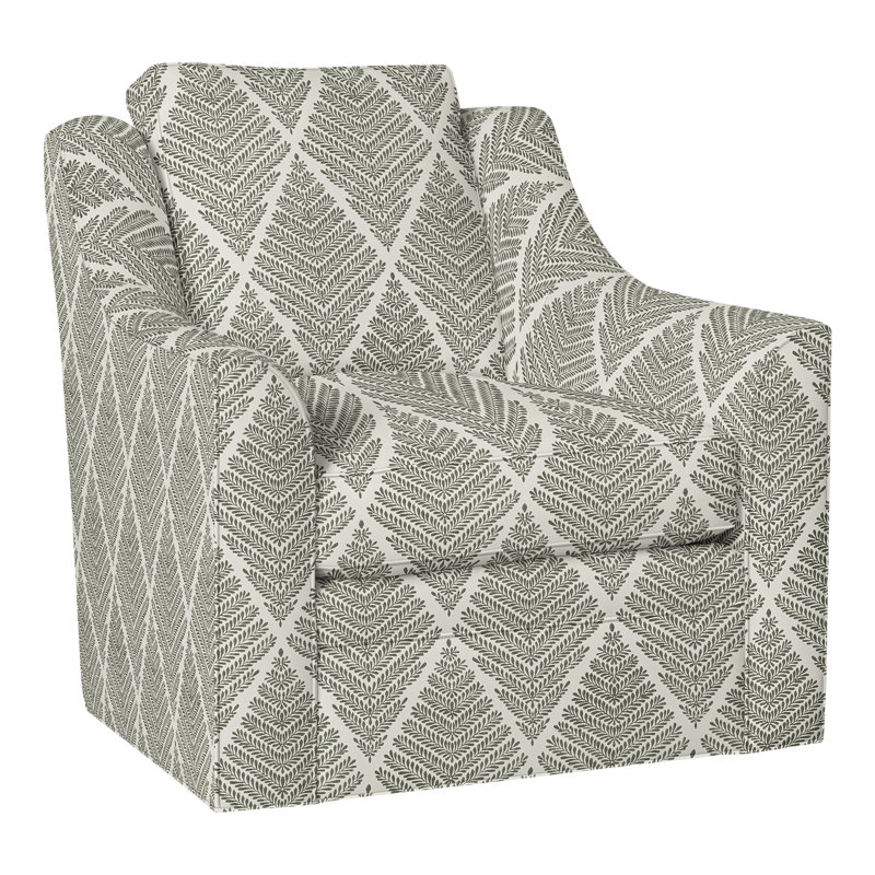 Fauteuil pivotant American Bungalow Nicholas, Perigold Emmeline Moss