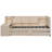 Upholstered Daybed With Flip-Top Cabinet And Side Table-1236493691