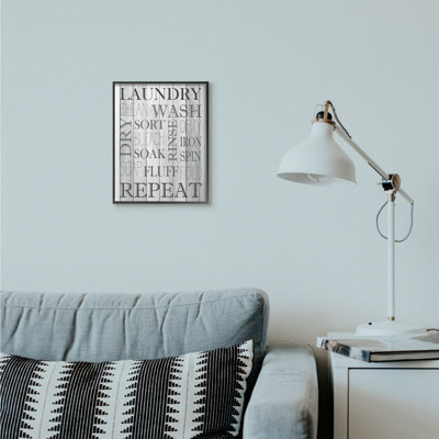 «Laundry Room Bathroom Design», impression sur toile