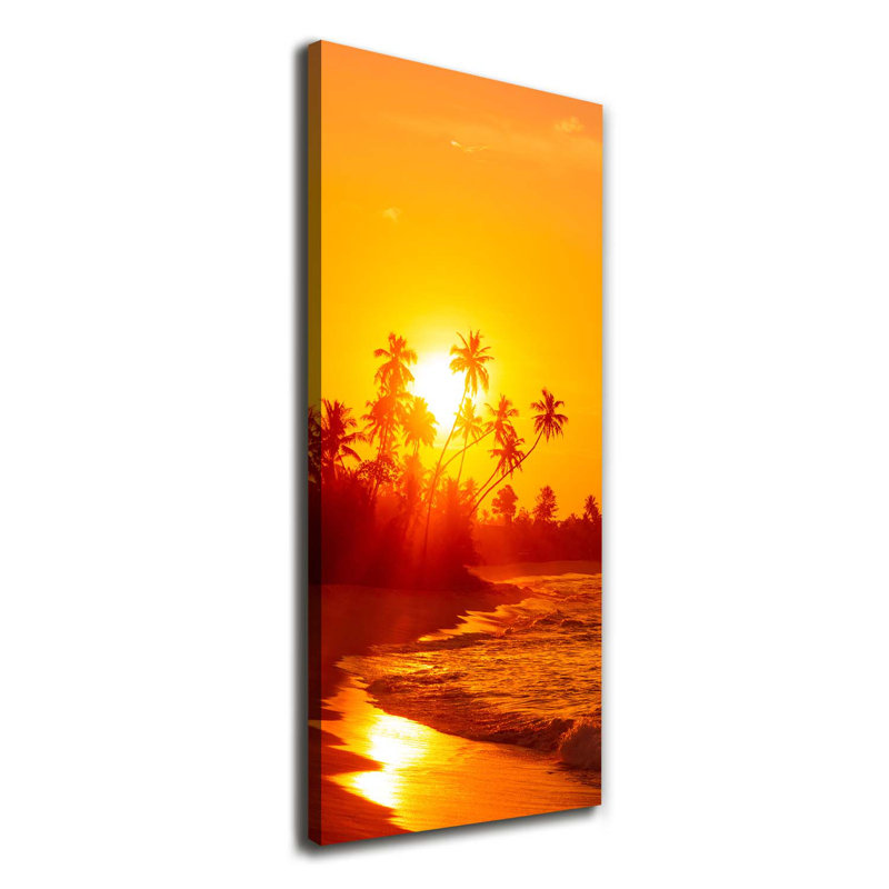 Tropical Beach - Wrapped Canvas Print