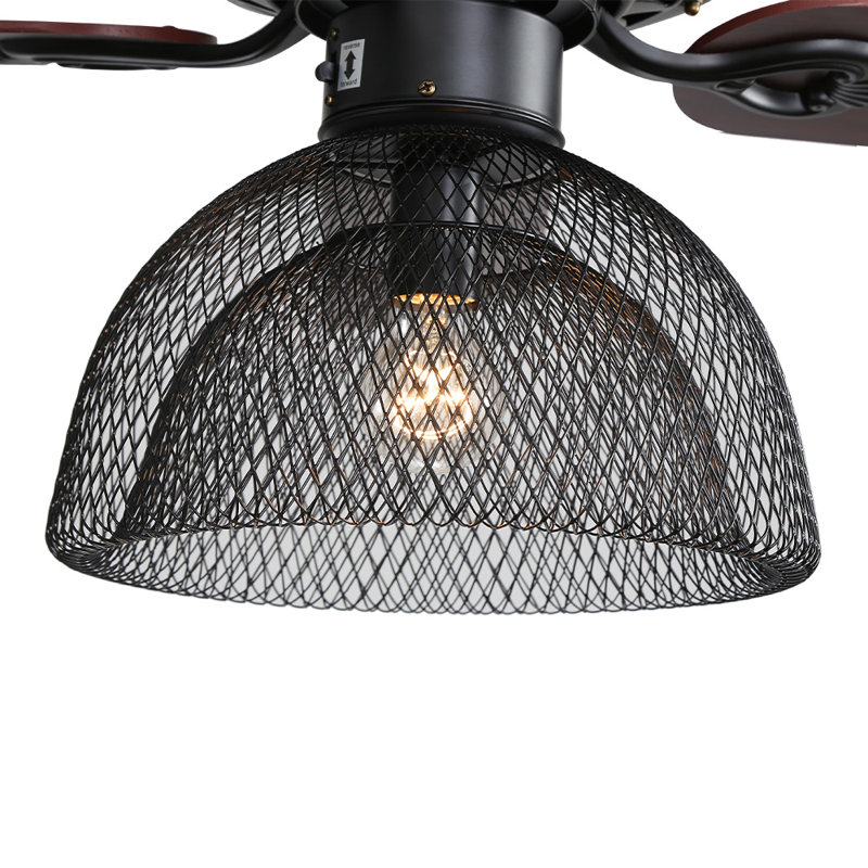 Krenzke 132cm Ceiling Fan with Light Kit