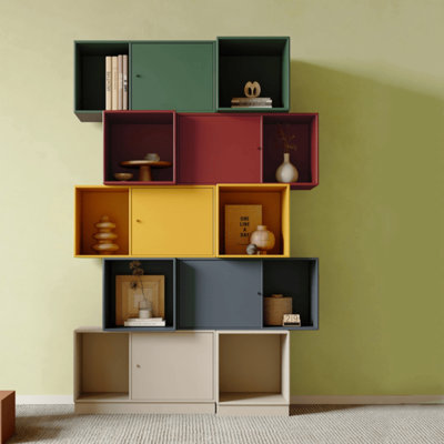 Italian minimalist style bookcase