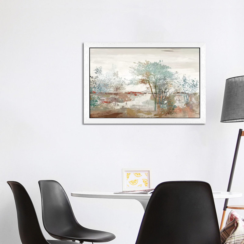 Autumn Silence by Allison Pearce - Painting, White Framed, 66.04 cm H x 45.72 cm W