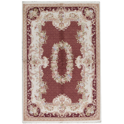 Aston One-of-a-Kind 6' X 9' Wool Area Rug in Red