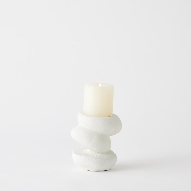 Porte-bougie Pradier - Blanc - Sm