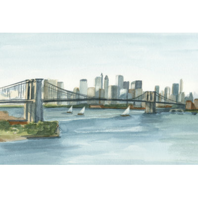 Plein Air Cityscape I by Ethan Harper - Wrapped Canvas Print