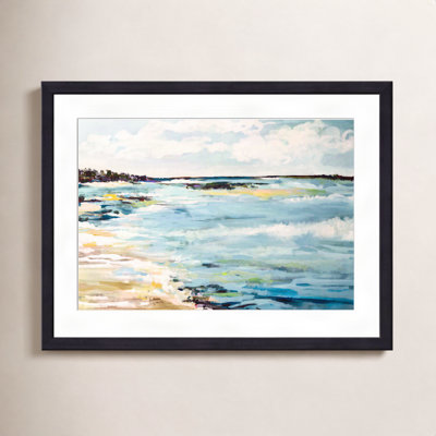 Beach Surf III Painting by Karen Fields