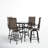 Allenna 4 - Person Patio Dining Set with Square Table