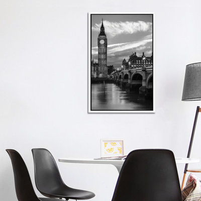Evening At Westminster Bridge by Melanie Viola - Print on Canvas