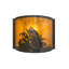 Leaping Bass 1 - Light Flush Mounted Sconce