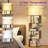 Codrina 59" Bookcases with LED Light and Remote Control, 3 Colour Temperature Column Floor Lamp-1489853565