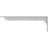 2"W x 20"D x 6 1/2"H Embrey Steel Bracket, Hammered White-89194597-64105831