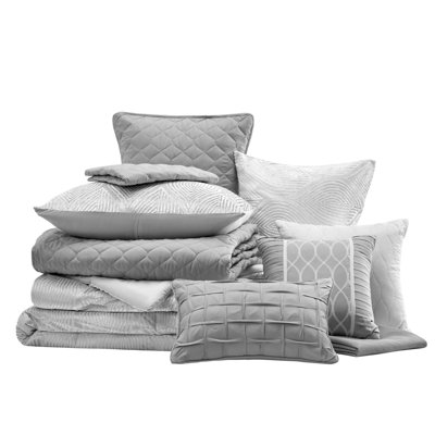 Luxury King Bedding Sets, Polyester Jacquard Modern Home Comfort