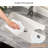36" Bathroom Single Modern Vanity with Marble Top,2 Drawers-1584992678