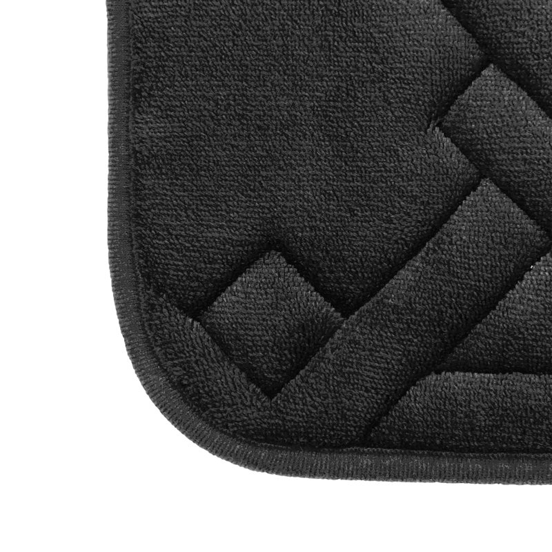 Ensemble de tapis de bain Byzantine, Noir