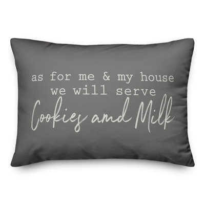  Coussin We We Will Serve Cookies and Milk