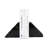 6" Natural Triangular Petrified Wood Bookends - Elegant Home Decor and Office Accessory, Durable Wooden Design, Perfect for Book Lovers, Set of 2