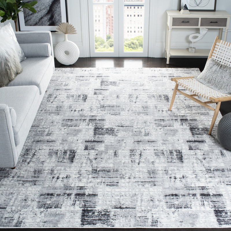 Zaid 700 Performance Abstract Rug, Rectangle 5'3" x 7'6"