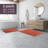 Lavish Home Bathroom Rugs 2 - Piece Cotton Bathroom Mat Set - Machine Washable Bath Mats for Washroom, Kitchen, or Laundry Room-454925237