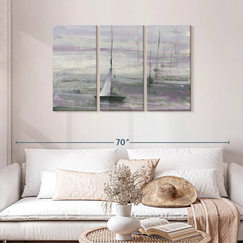 Mehar Ice Sailing Purple, 28" H x 45" W