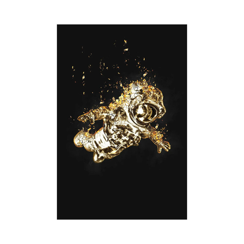 Among Us Gold by Gab Fernando - Wrapped Canvas Print, 20.32 cm H x 30.48 cm W