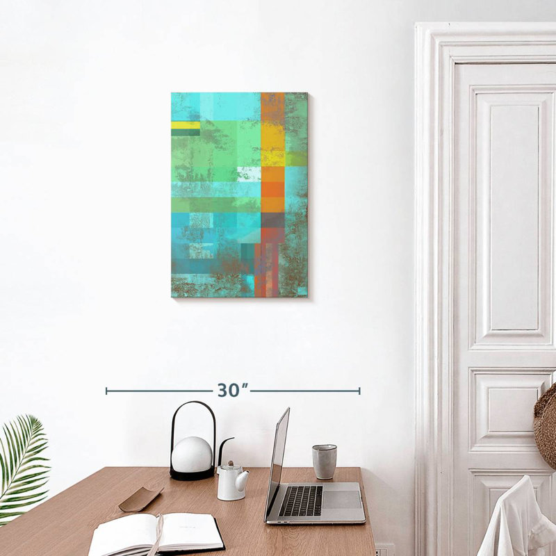 Avery Contemporary Geometric VII, H 24 po x l 16 po