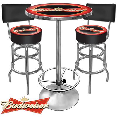 Budweiser 2 - Person Pedestal Dining Set
