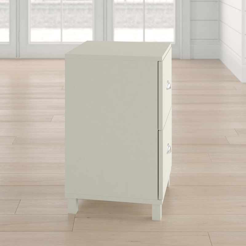 Brodan 15.75'' Wide 2 -Drawer File Cabinet, Antique White