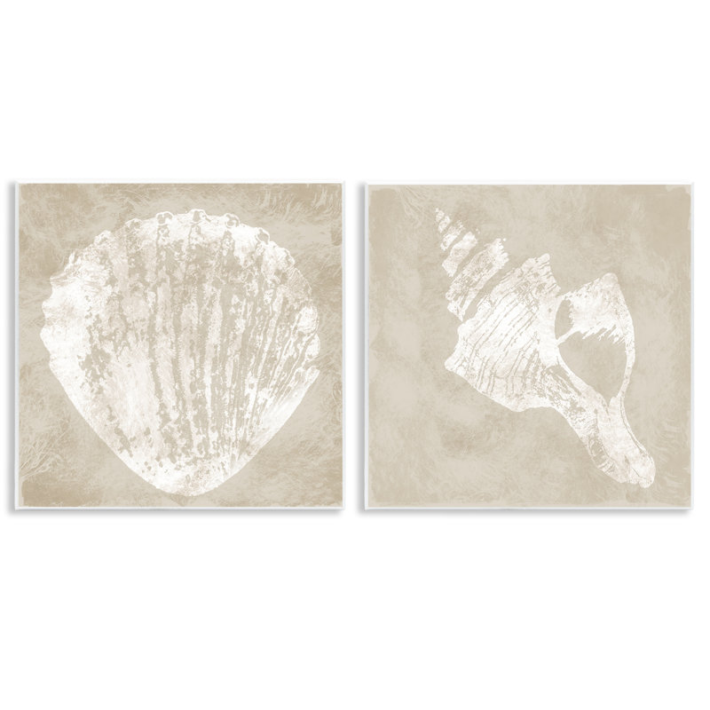  «Rustic Abstract Seashells» par Carol Robinson