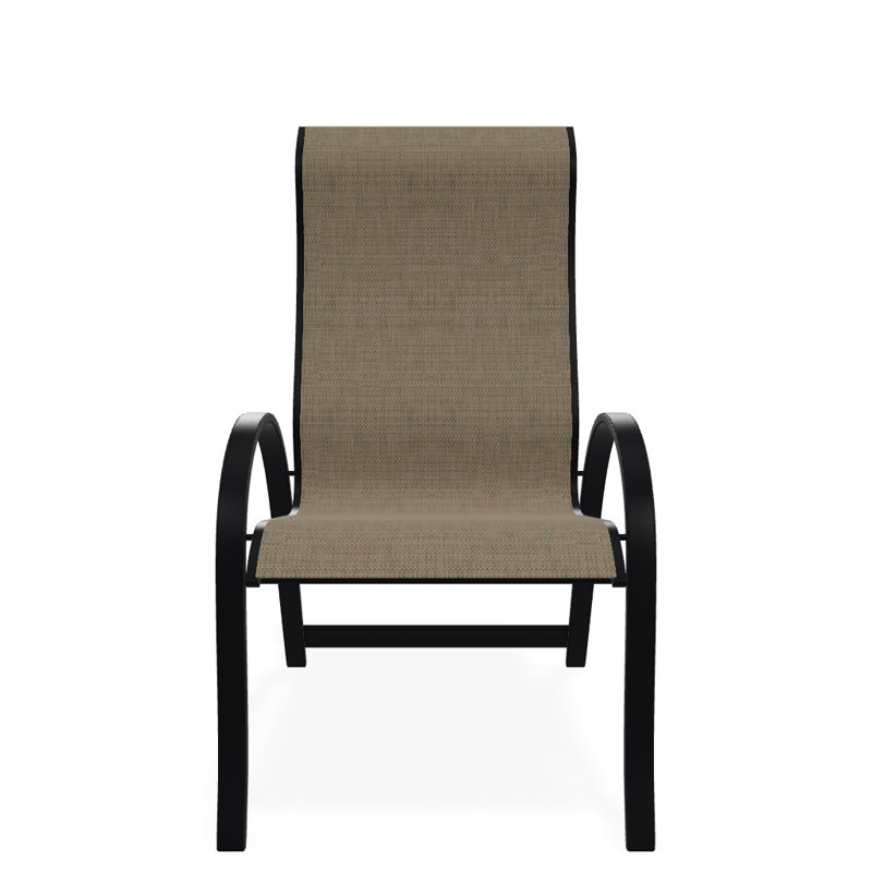 Aruba 1 Outdoor Dining Armchair, Newport, Textured Black