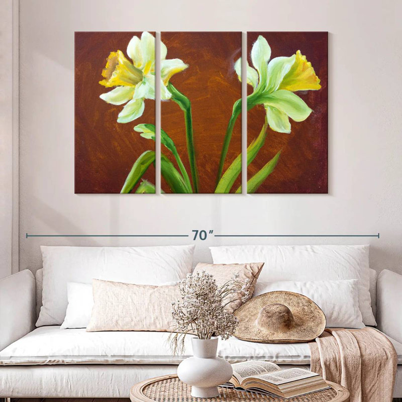 Peinture Harnek Narcissus, H 32 po x l 50 po