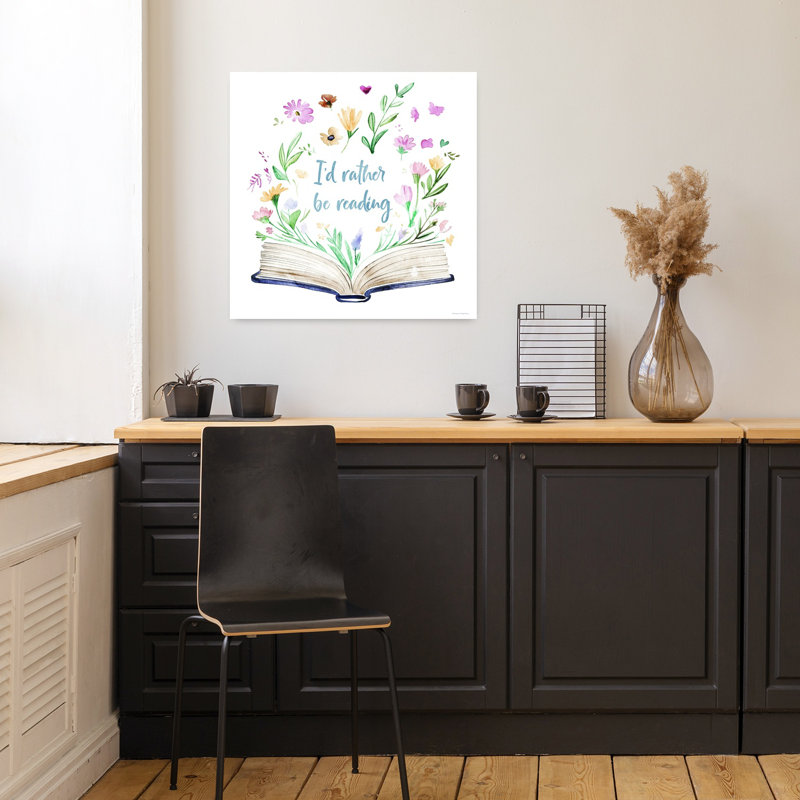 Je serais plutôt en train de lire un art mural contemporain, H 18 po x l 12 po