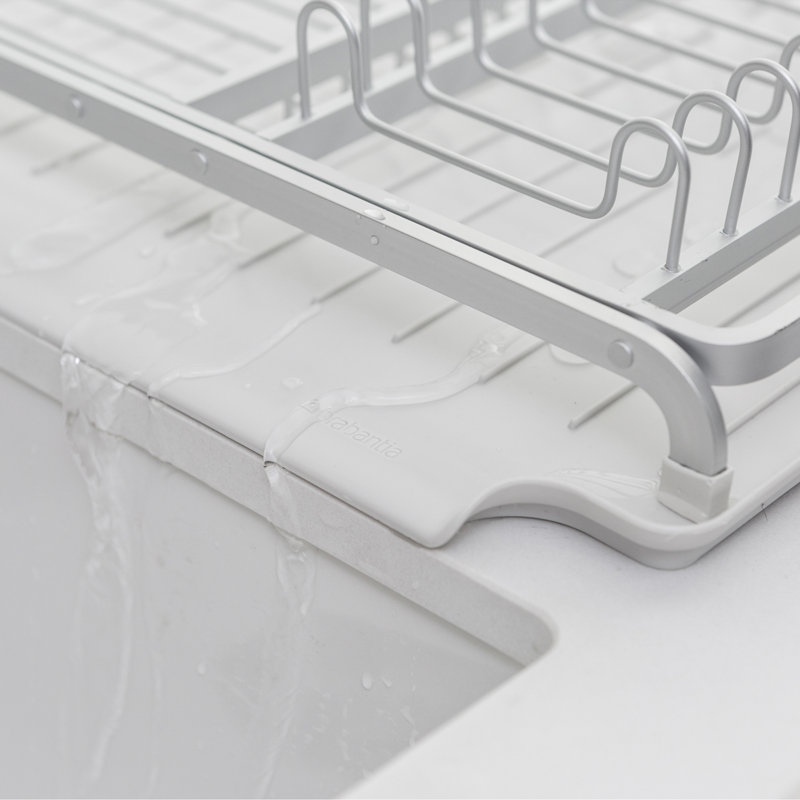 Brabantia Sinkside Dish Drying Rack, Light Grey