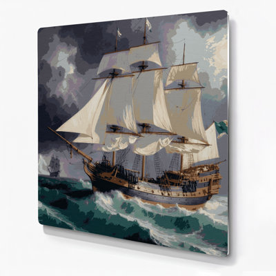 Art mural bleu nautique