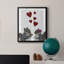 «Squirrel Love», toile encadrée de qualité supérieure - prête à être accrochée-603792228-603792229