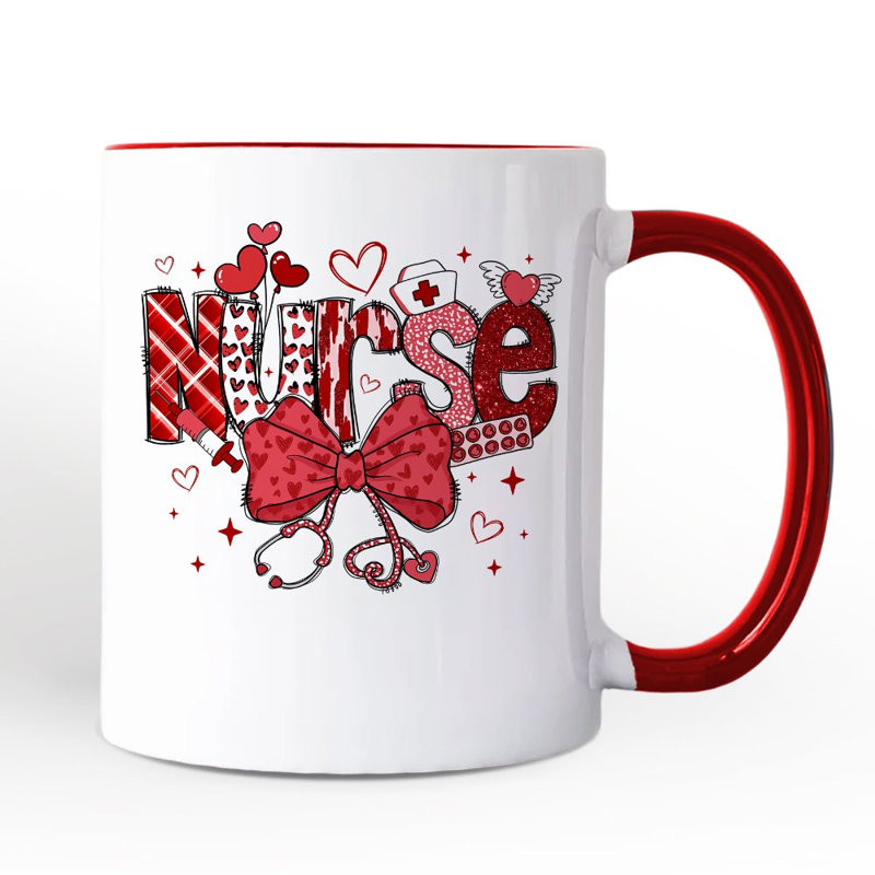 Tasse à motif coquette Valentine