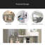 Armoire à pharmacie 24 po x 30 po avec miroir pour salle de bain, miroir de salle de bain mural avec rangement, tablettes réglables, cadre en aluminium-1084241545