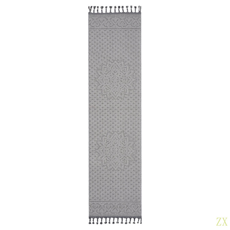 Tapis intérieur / extérieur Collection 2X8 Medallion, Tapis de couloir 2 pi 2 po x 8 pi