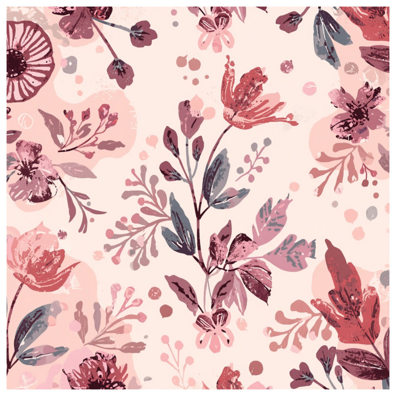 Rideaux de douche Botanical Floral, 70in W x 72in H