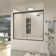 60 In. W X 56 In. H Sliding Semi Frameless Tub Door With Clear Glass