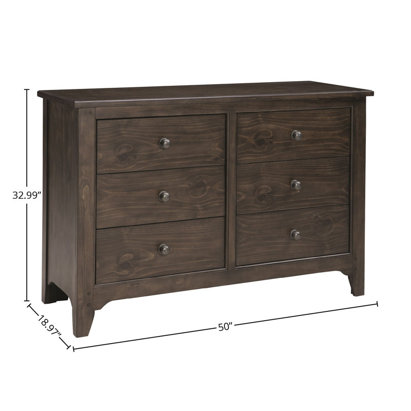Mabank Kids Dresser, River Rock Brown