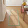 Auckland Bamboo Slat/Seagrass Natural/Teal Area Rug