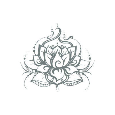 Adhésif décoratif fleur de lotus