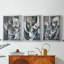 ABSTRACT Series CDLxxxx - Toile tendue avec châssis sur mesure - 3 pièces-688668040-688668041