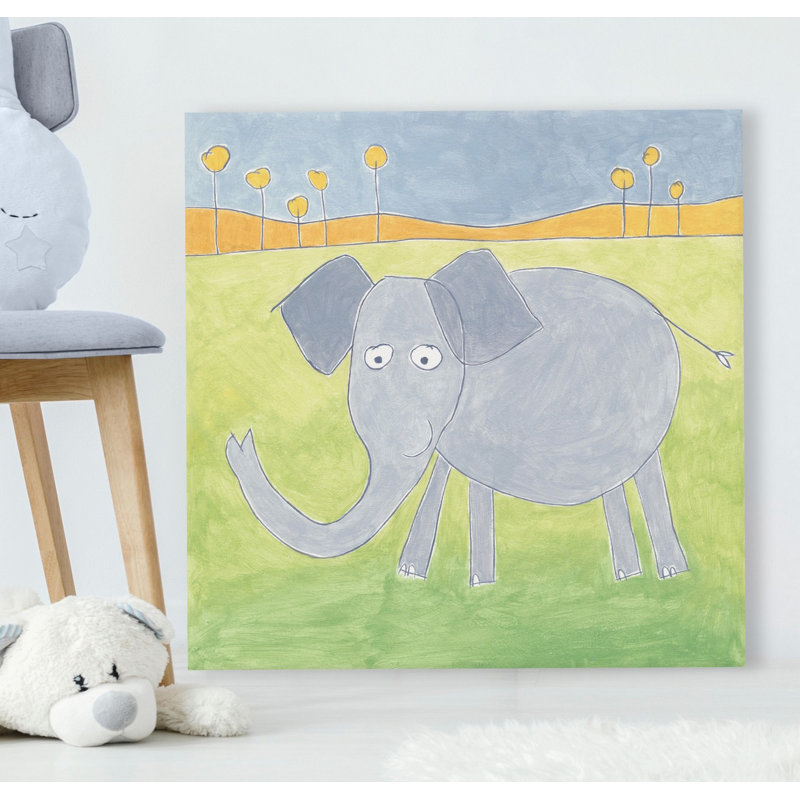 «Paredes Quinn's Elephant», reproduction sur toile tendue, H 18 po x l 18 po x P 1,5 po