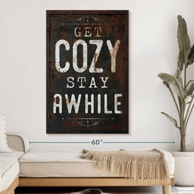 " Get Cozy Typography " Print